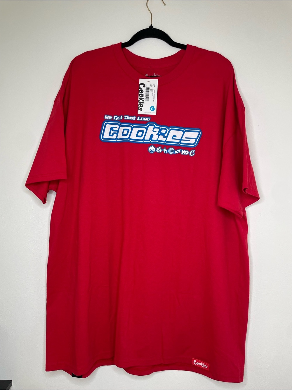 Cookies Men’s Red Logo Tee